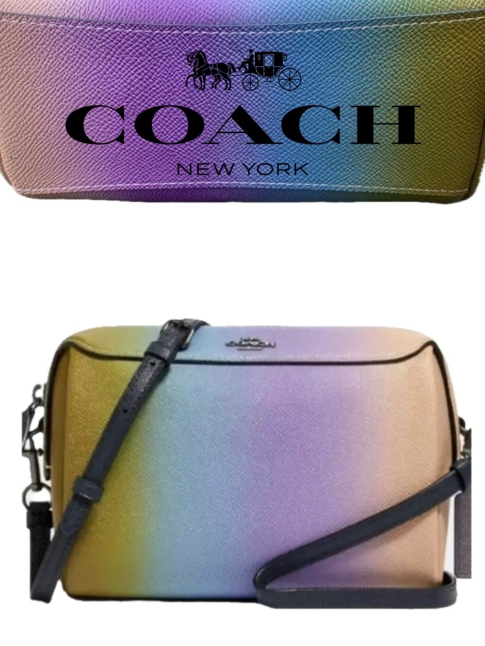 Coach Ombré Bennett Multicolored Small Bag Rare